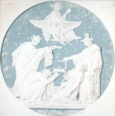 Progetto per un medaglione raffigurante la gloria di Napoleone da Charles Percier