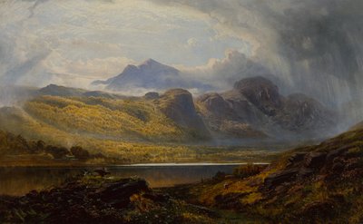 Llyn Crafnant, Moel Siabed in lontananza, Galles del Nord da Charles Pettitt