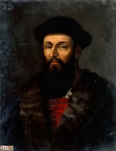 Ritratto di Ferdinando Magellano 1470-1521 da Charles Philippe Lariviere