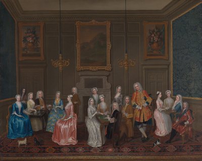 Festa del tè a casa di Lord Harrington, St. James
