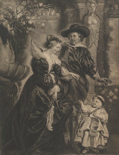 Rubens, sua moglie Helena Fourment e il loro bambino da Charles Phillips