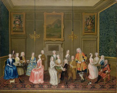Festa del tè a casa di Lord Harrington, St. James