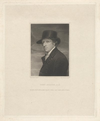 John Disney D.D., nato il 17 settembre 1746, morto il 26 dicembre 1816 da Charles Picart