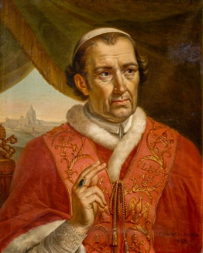 Ritratto di Papa Leone XII da Charles Picqué