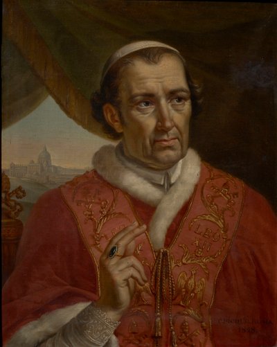 Ritratto di Papa Leone XII, 1828 da Charles Picqué