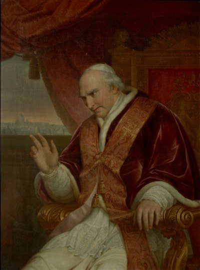 Ritratto di Papa Pio VIII da Charles Picqué