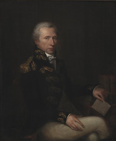 Ritratto del collezionista console Hans West da Charles Pièrre Verhulst