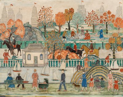Central Park da Charles Prendergast