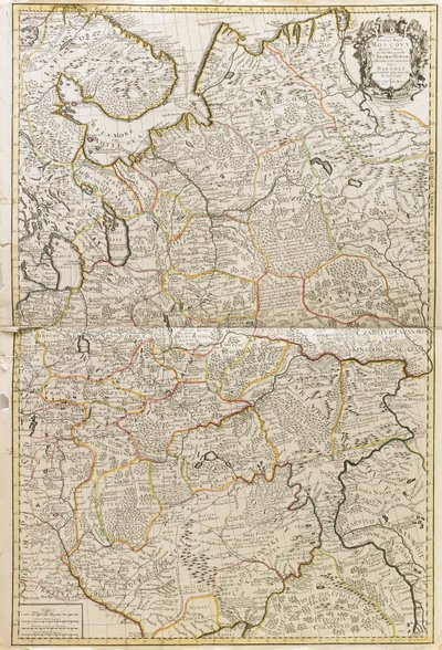 Mappa della Moscovia da Charles Price