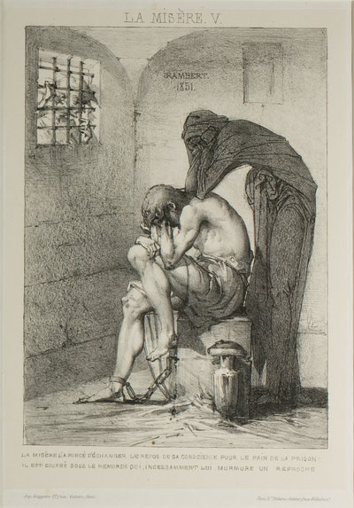 Piatto cinque da Misery da Charles Rambert