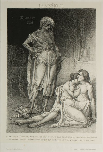 Piatto due da Misery da Charles Rambert