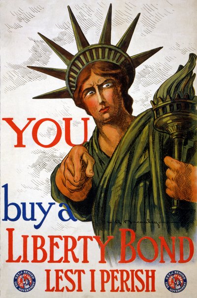 TU Compra un Liberty Bond, 1917 da Charles Raymond Macauley