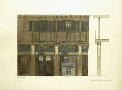 Ingresso, c.1901 da Charles Rennie (after) Mackintosh