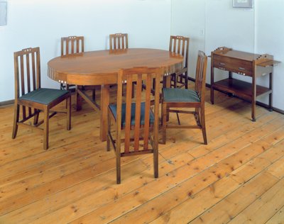 Sala da pranzo, c.1918-19 da Charles Rennie Mackintosh