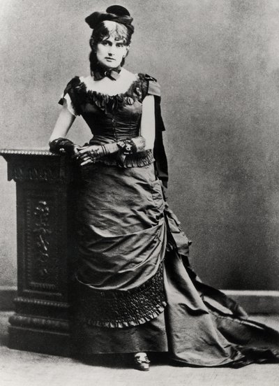 Berthe Morisot (1841-95) (foto in bianco e nero) da Charles Reutlinger