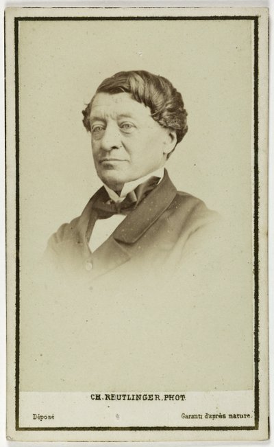 Ritratto di Laborde Léon, diplomatico, archeologo e curatore al Louvre, c.1860-90 da Charles Reutlinger