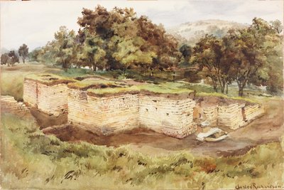 Bagno di Chesters visto da sud-ovest da Charles Richardson