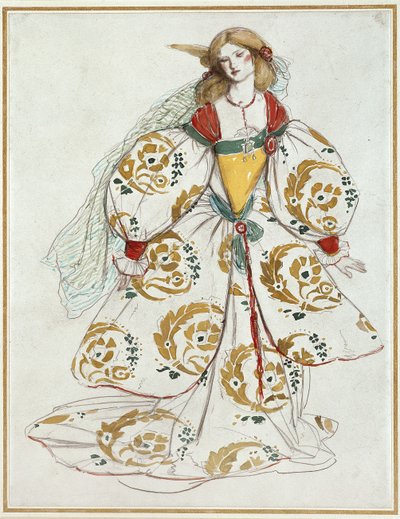 Bozzetto di costume da Charles Ricketts