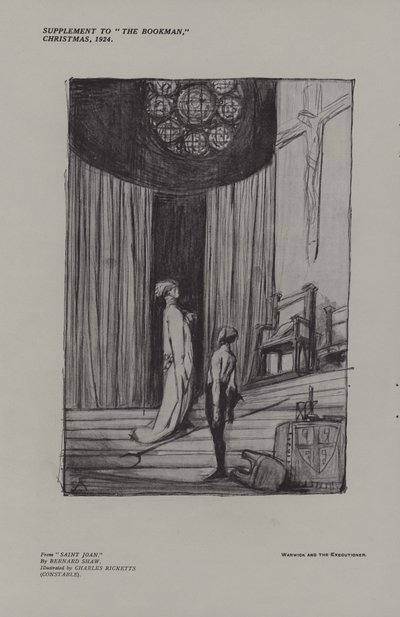 Warwick e il boia da Santa Giovanna da Charles Ricketts