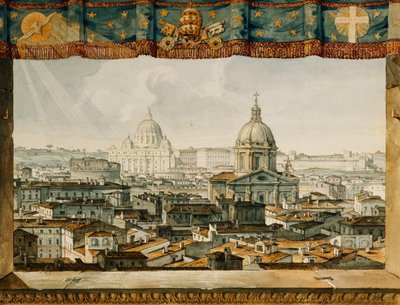 Roma dalla Trinità dei Monti da Charles Robert Cockerell