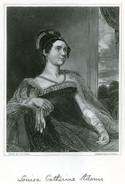 Louisa Catherine Adams (incisione) da Charles Robert Leslie