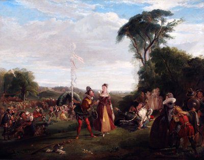 Il giorno di maggio al tempo della regina Elisabetta (1821) da Charles Robert Leslie