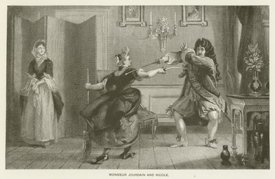 Monsieur Jourdain e Nicole da Charles Robert Leslie