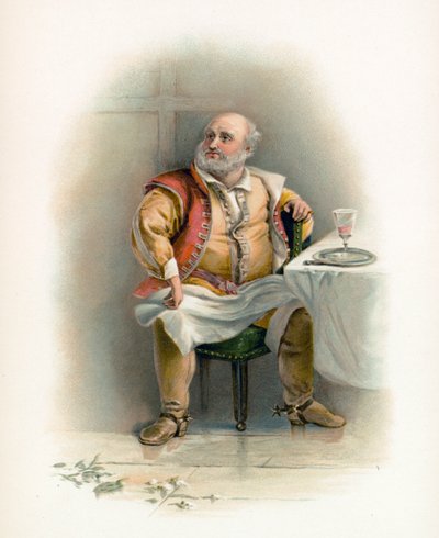 Falstaff di Shakespeare da Charles Robert Leslie