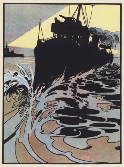 Un cacciatorpediniere che cerca di sfuggire al riflettore da Charles Robinson
