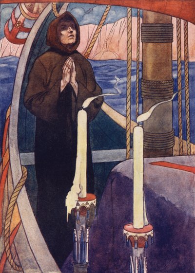 A un monaco fu detto in una visione di portare le ossa di Andrea a bordo di una certa nave da Charles Robinson