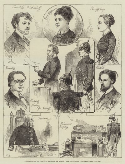 Assassinio del defunto Imperatore di Russia, i prigionieri condannati da Sir John Charles Robinson