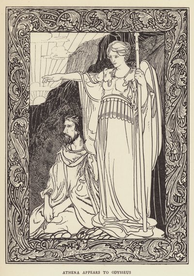 Atena appare a Odisseo da Sir John Charles Robinson