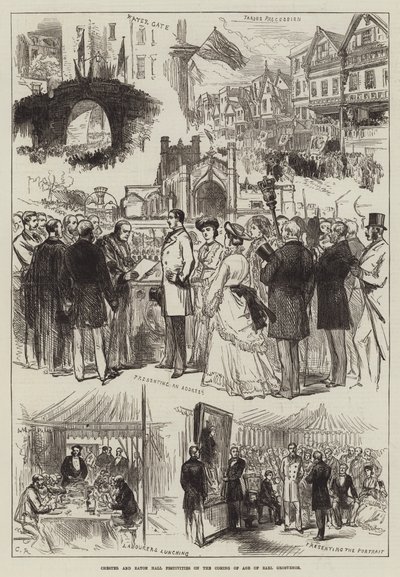 Festività a Chester e Eton Hall per la maggiore età del conte Grosvenor da Sir John Charles Robinson