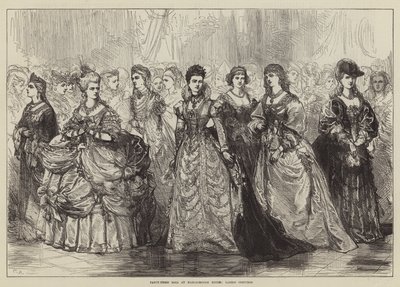 Ballo in maschera a Marlborough House, costumi delle signore da Sir John Charles Robinson