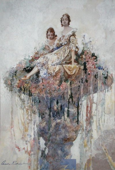 Fontana di fiori da Charles Robinson