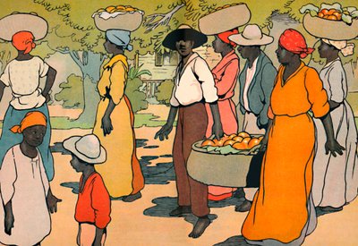 Andando al mercato, 1912 da Charles Robinson