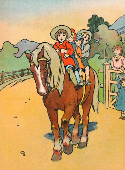 Andare a scuola in Nuova Zelanda, 1912 da Charles Robinson