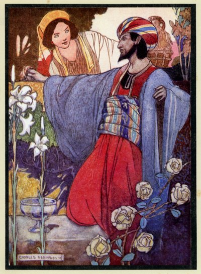 Illustrazione per Il Rubaiyat di Omar Khayyam da Charles Robinson