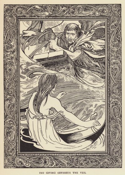 Ino dà il velo a Odisseo da Sir John Charles Robinson