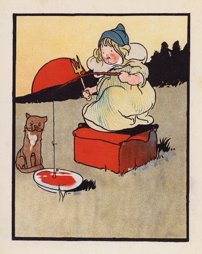 Nonsense: Bambino che pesca in un piatto da Charles Robinson