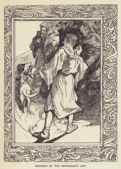 Odisseo alla capanna del porcaro da Sir John Charles Robinson