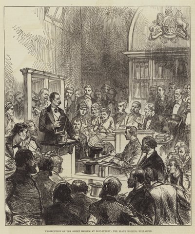 Processo del Medium Spirituale a Bow-Street, la Scrittura su Lavagna spiegata da Sir John Charles Robinson