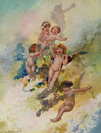 Primavera da Le Stagioni commissionato per il Pears Annual 1920 da Charles Robinson