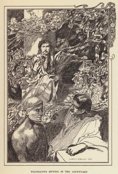 Telemaco seduto nel cortile da Sir John Charles Robinson