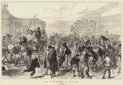 Il mercato dei cavalli a Islington da Sir John Charles Robinson