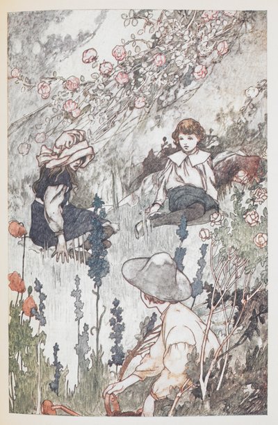 I bambini nel giardino segreto: Mary Lennox, Colin Craven e Dickon Sowerby da Charles Robinson