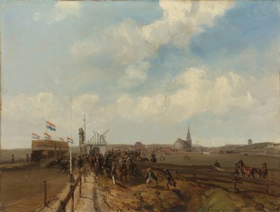 Ippodromo a Scheveningen, inaugurato il 3 agosto 1846 da Charles Rochussen (signed by artist)