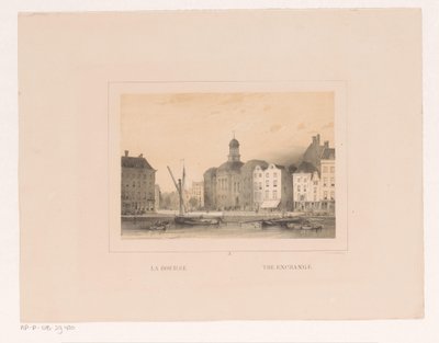 Veduta della Borsa di Rotterdam da Charles Rochussen