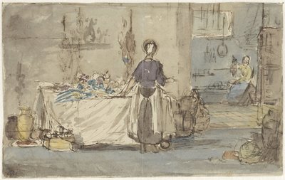Interno di cucina da Charles Rochussen