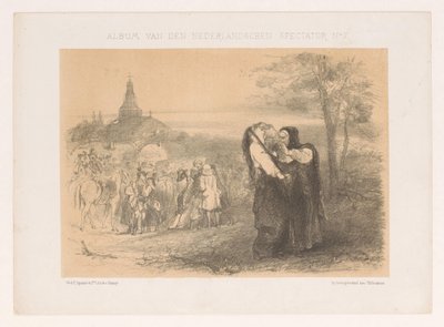 Leonoor nella disperazione da Charles Rochussen